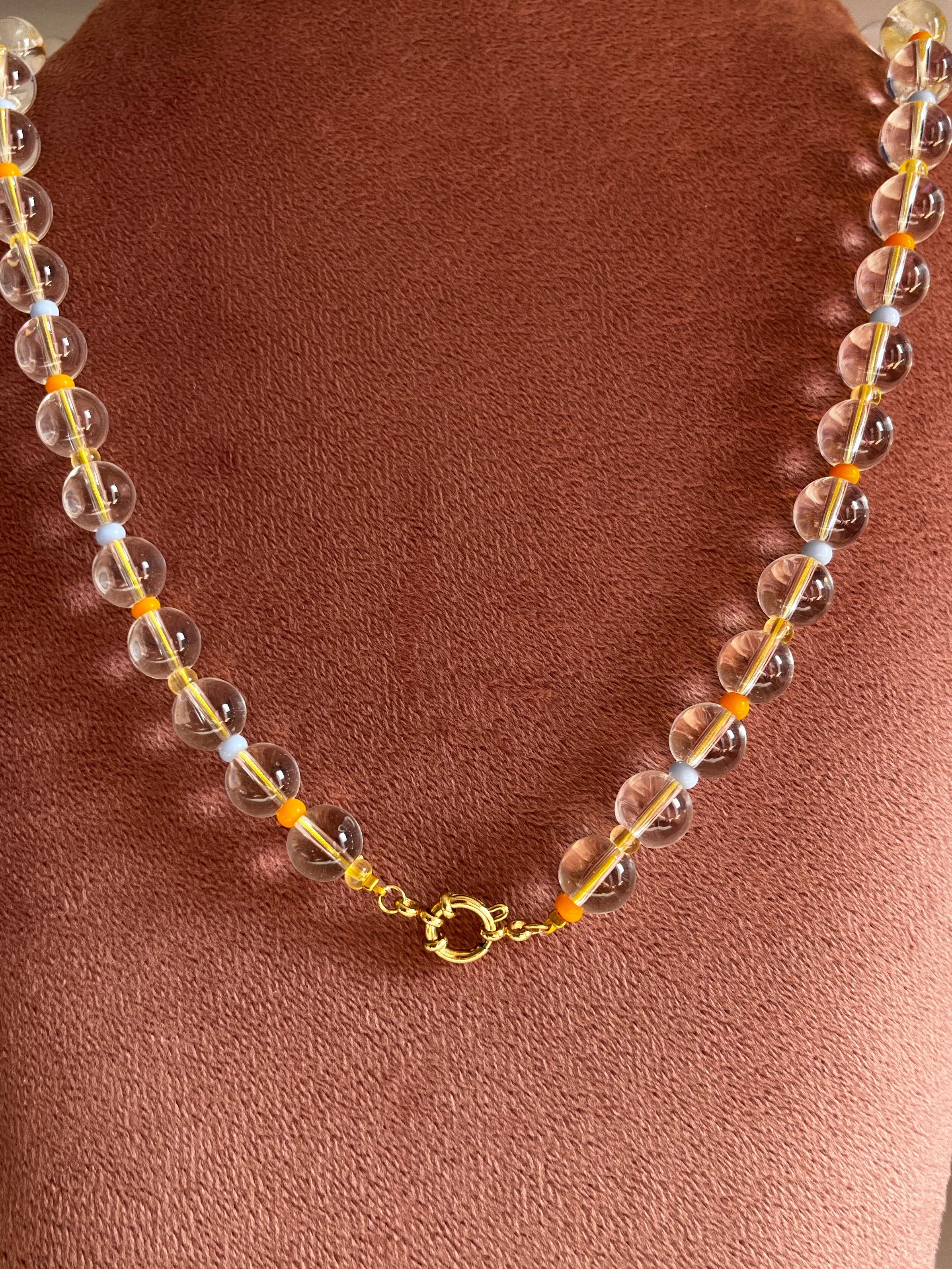 Kralenketting Bubbel Glaskraal