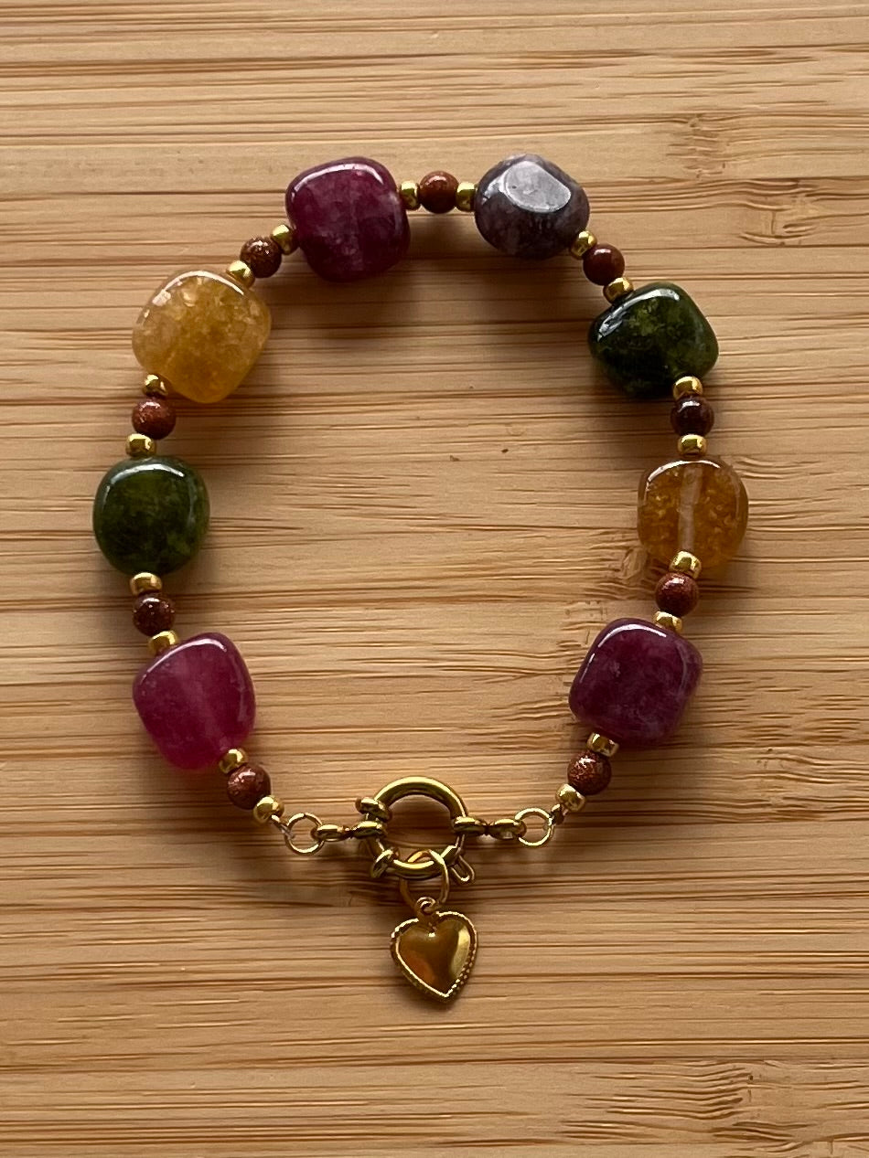 Colorful Leopard Armband