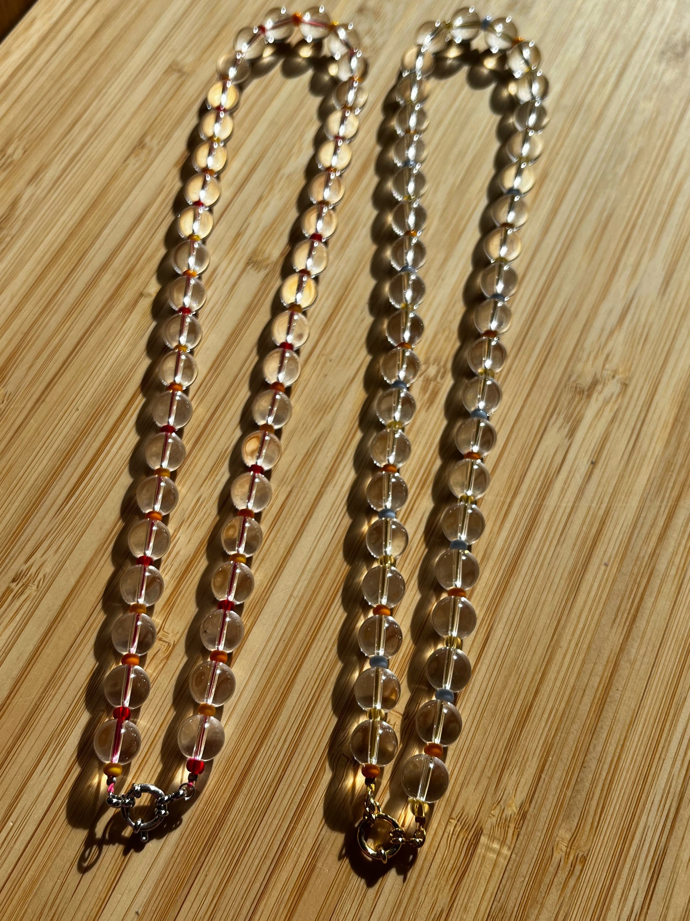 Kralenketting Bubbel Glaskraal