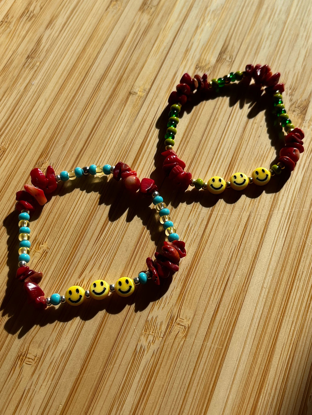 Armband Smiley Kralen