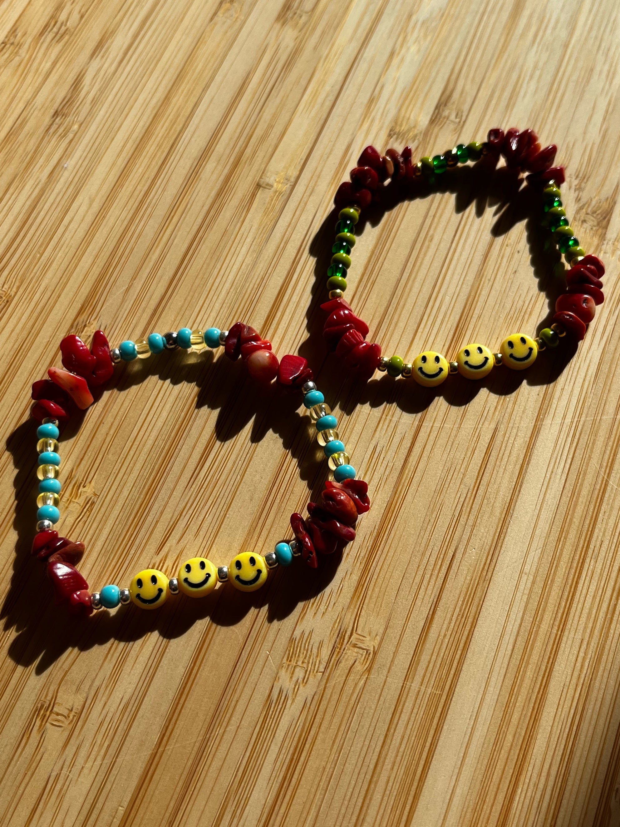 Armband Smiley Kralen
