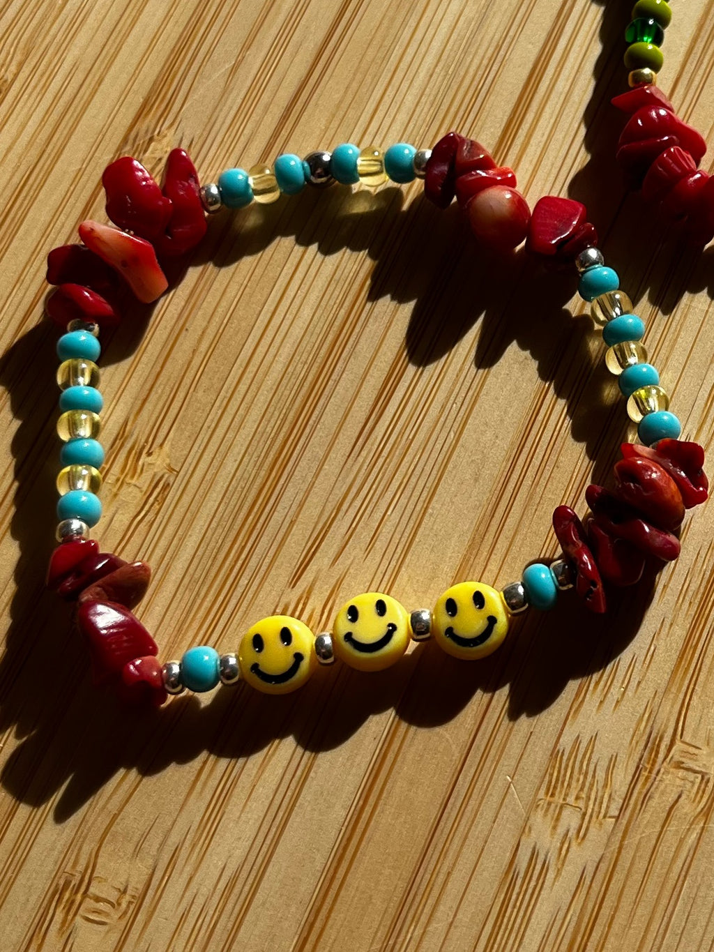 Armband Smiley Kralen