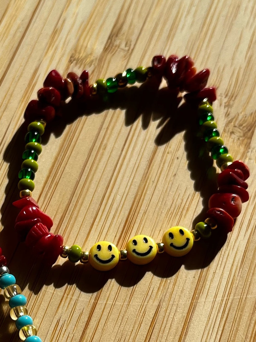Armband Smiley Kralen