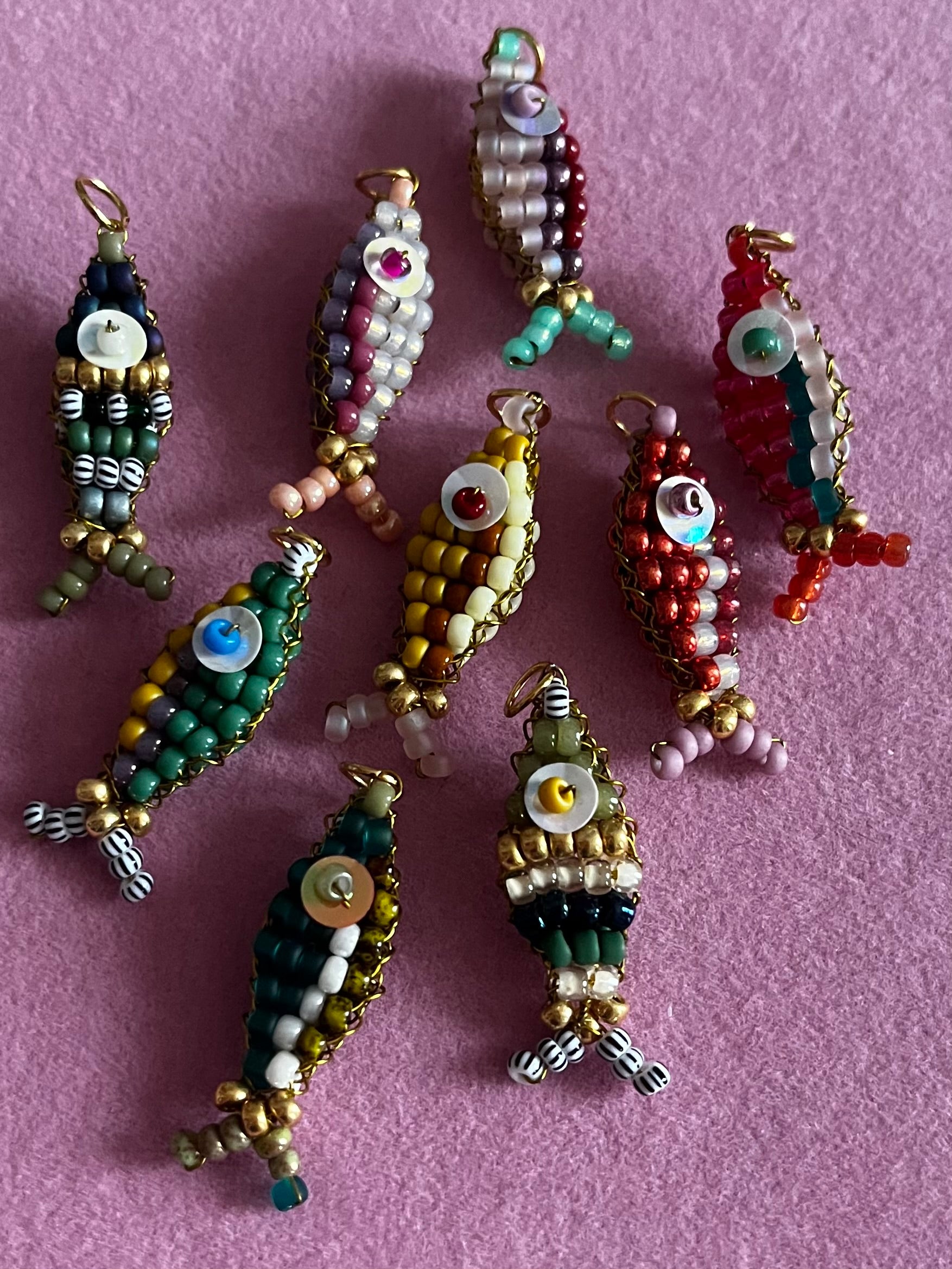 Visjes Bedel Goudkleurig