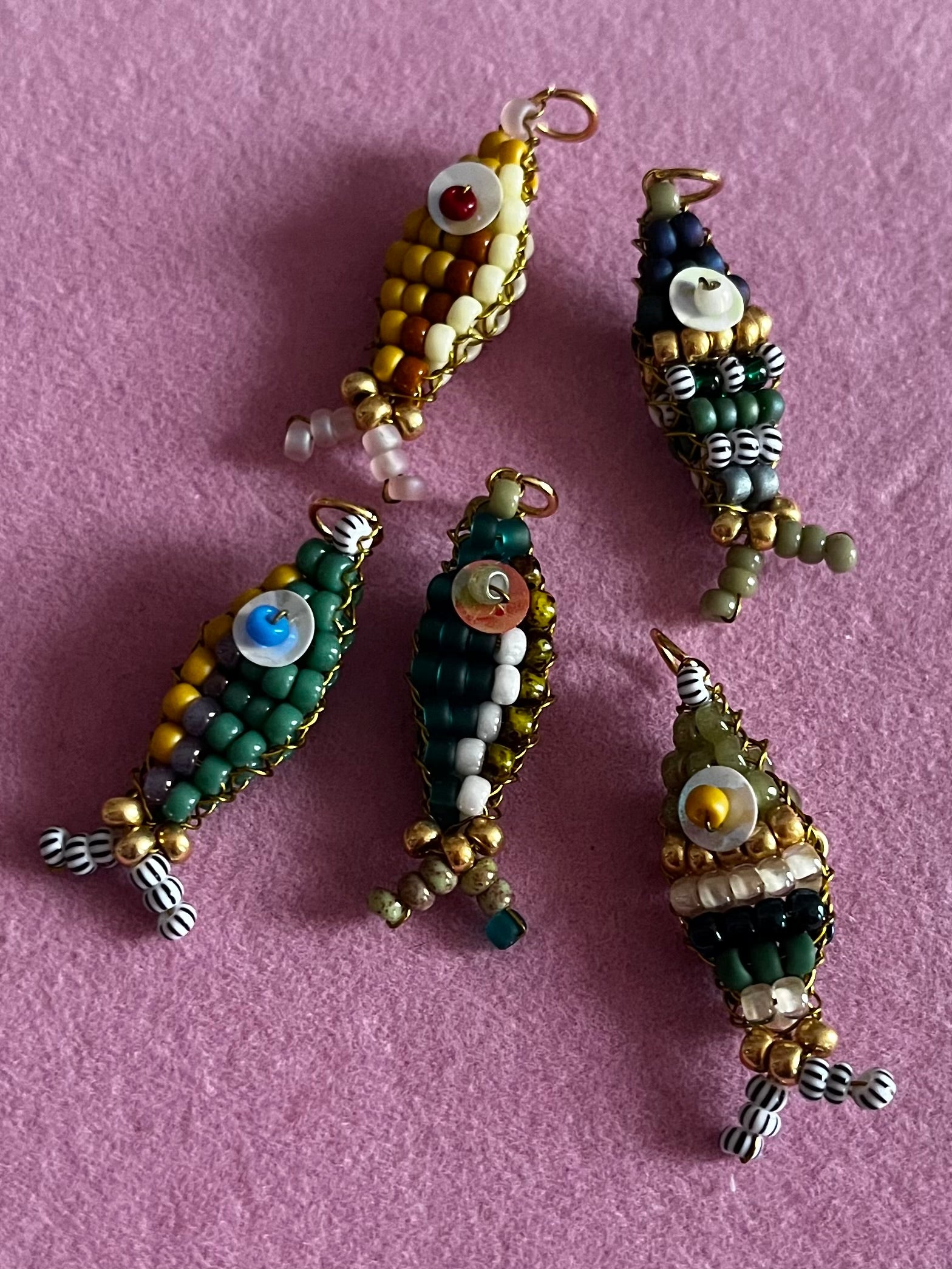 Visjes Bedel Goudkleurig