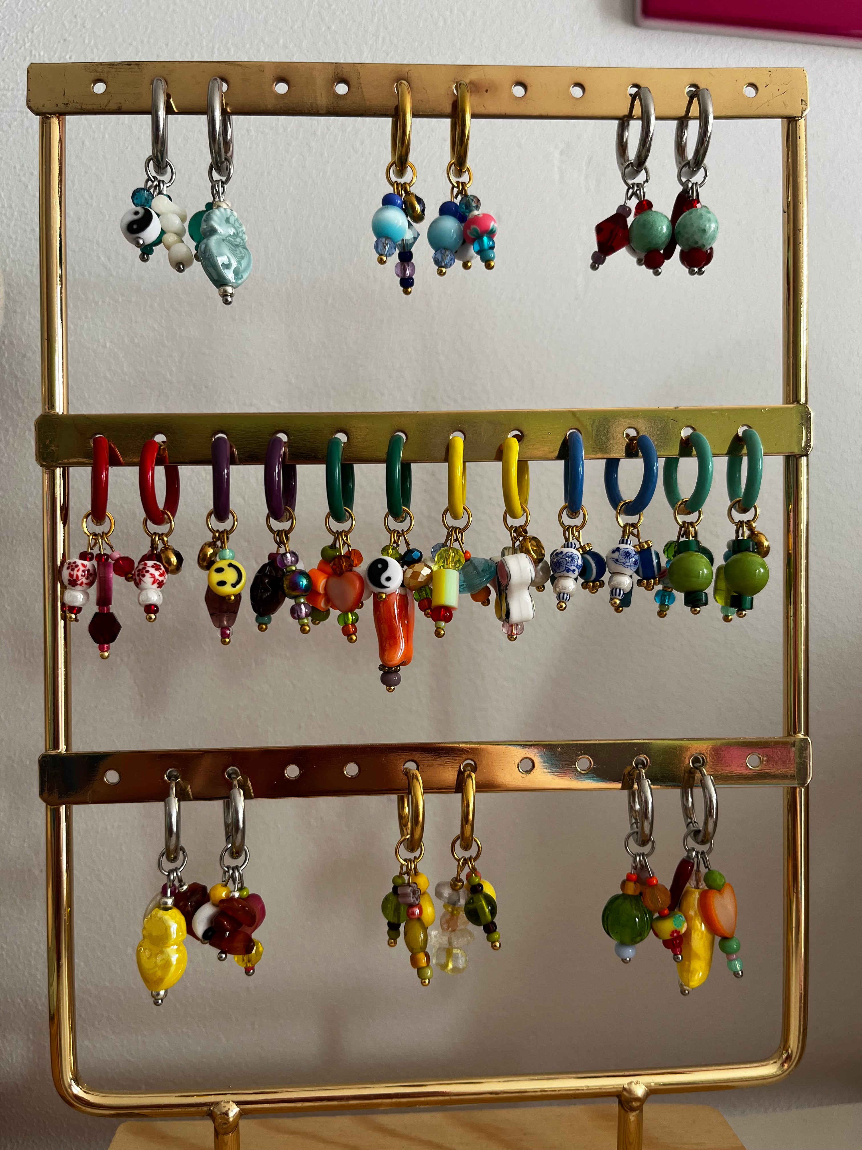 Bedel oorbellen stainless steel