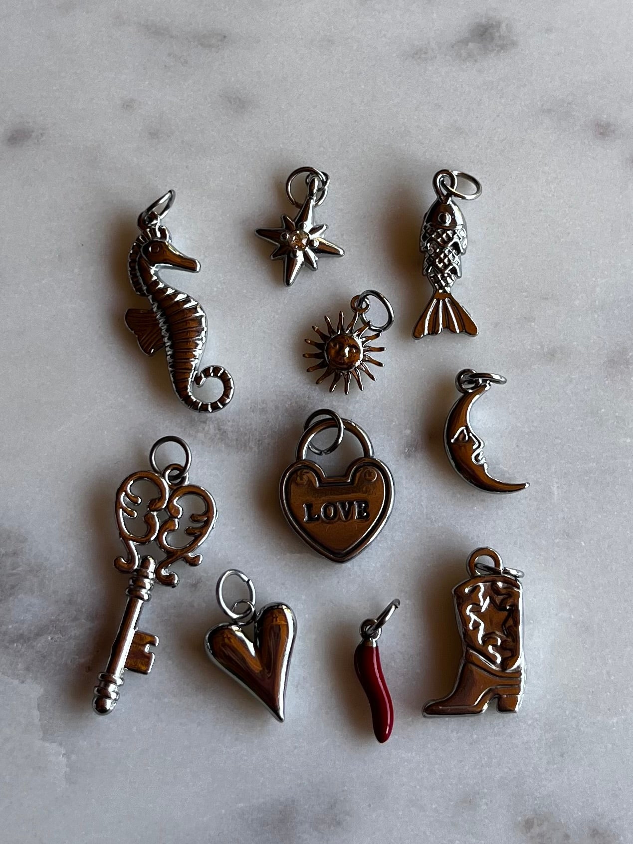 Mini Bedels Zilver